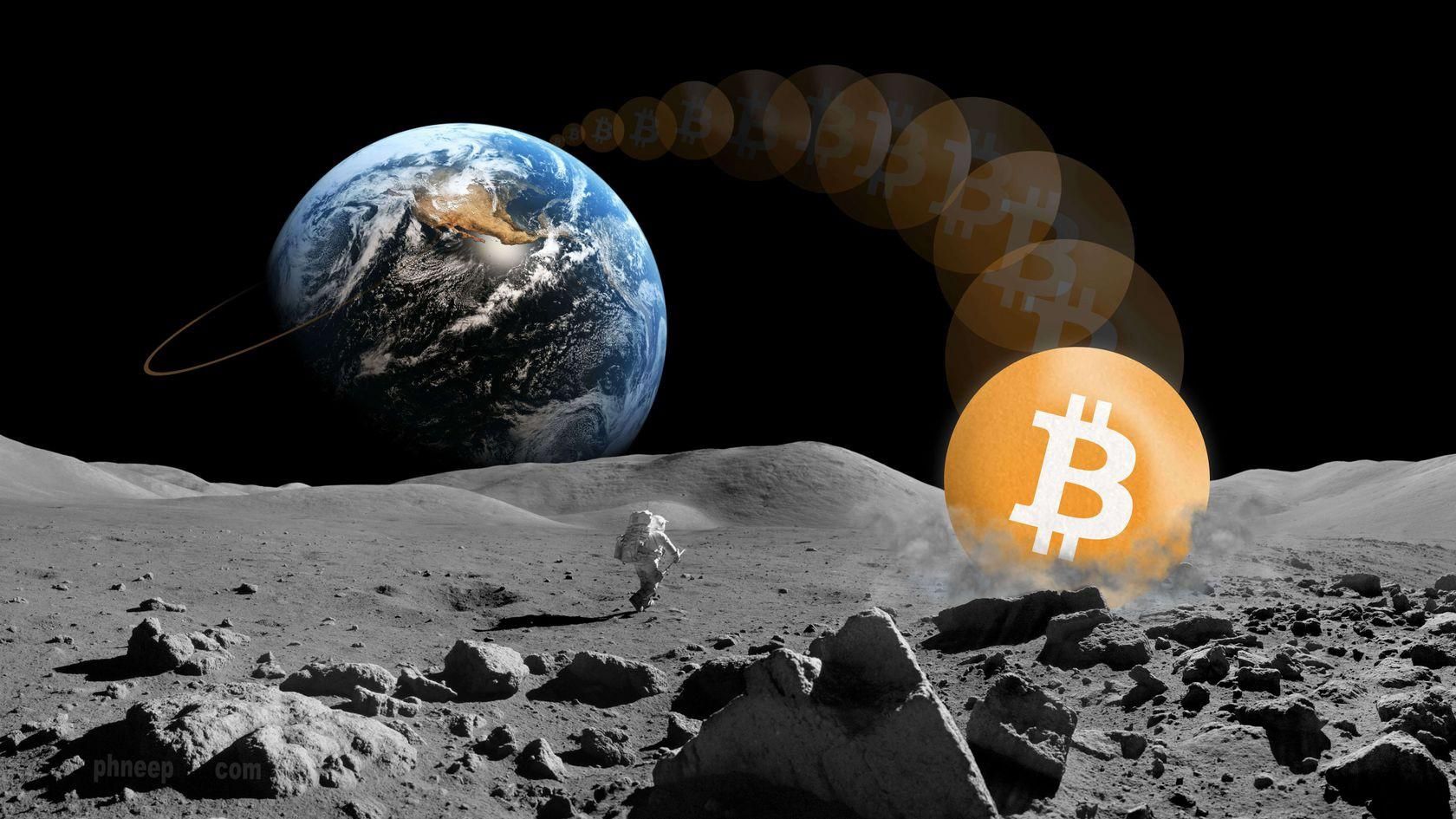 Как биткоин полетит на Луну