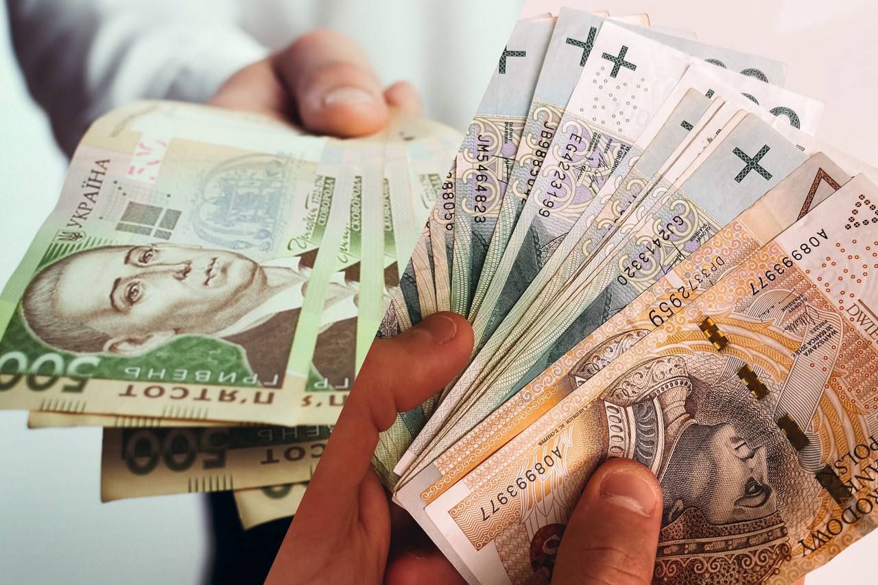 Обмен гривен на злотых в Польше - сколько обменяли беженцы с начала войны Обмен гривен на злотых в Польше - сколько обменяли беженцы с начала войны