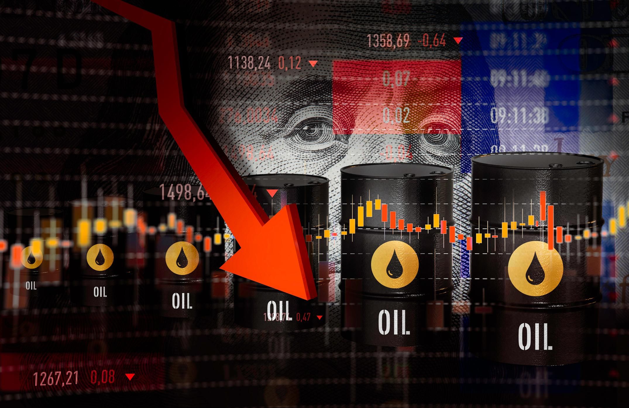 Рекордный обвал доходов России от экспорта нефти