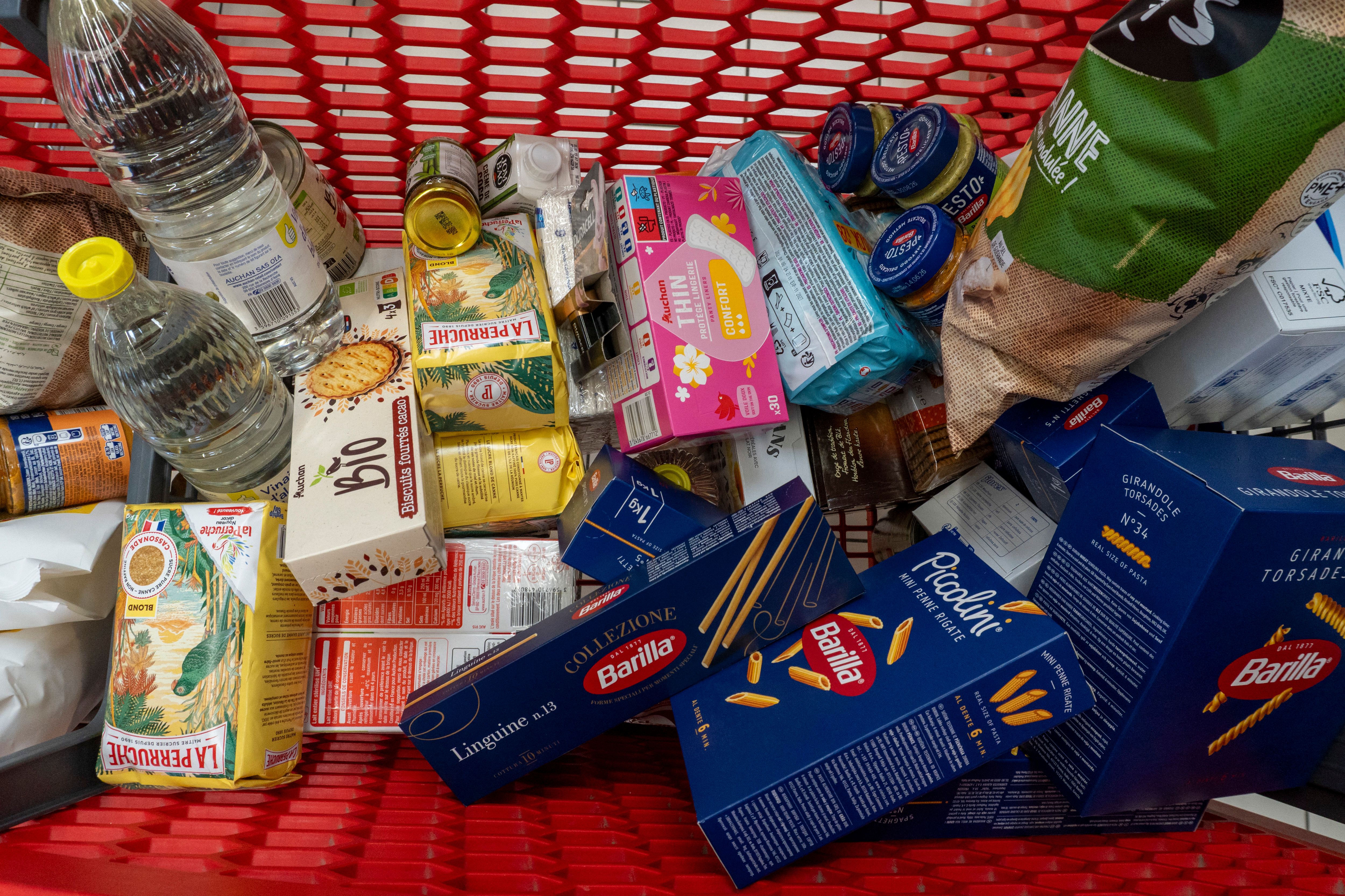 Візок з продуктами Візок з продуктами