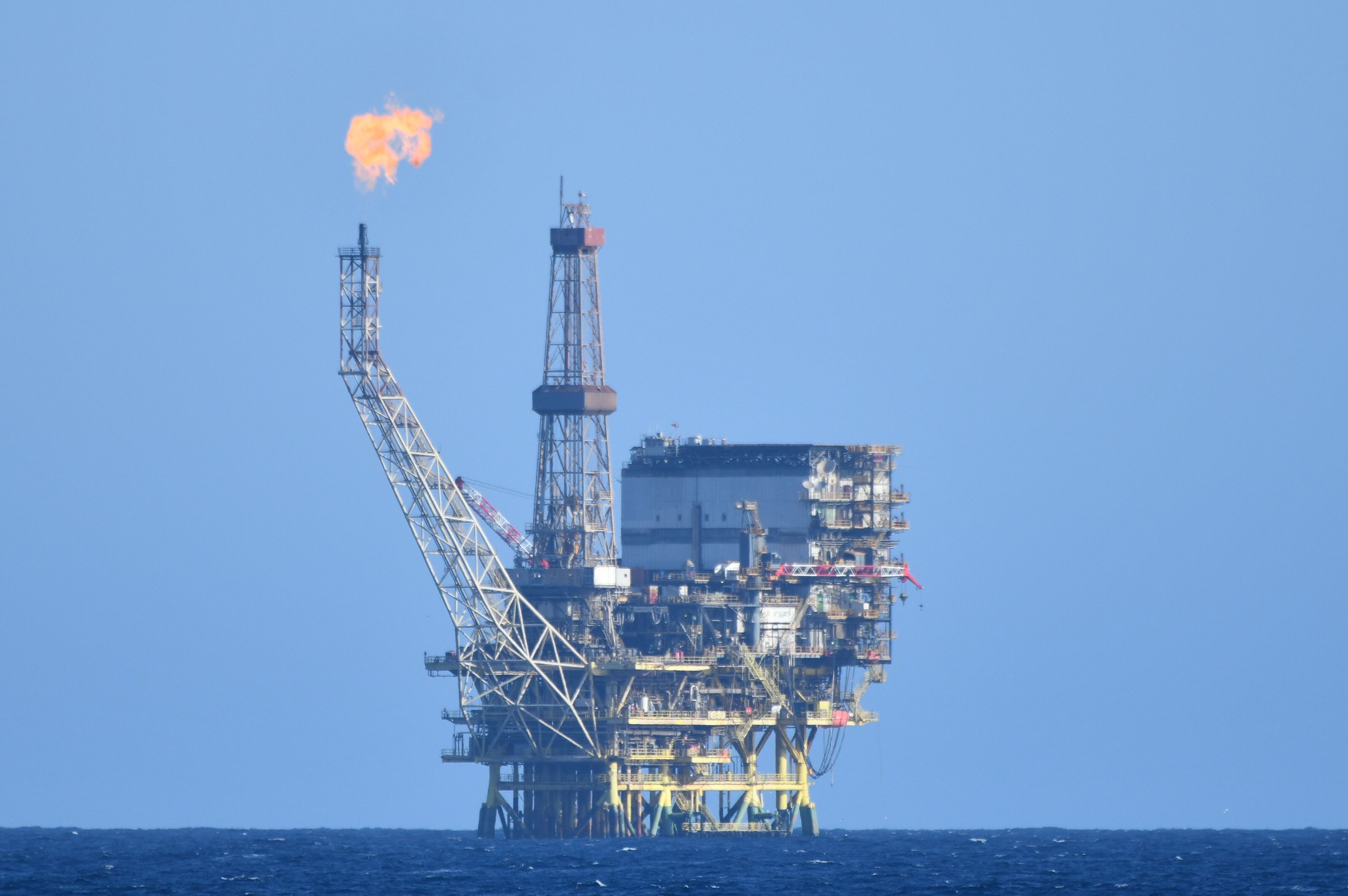 Нефтегазовые платформы на шельфе Ливии