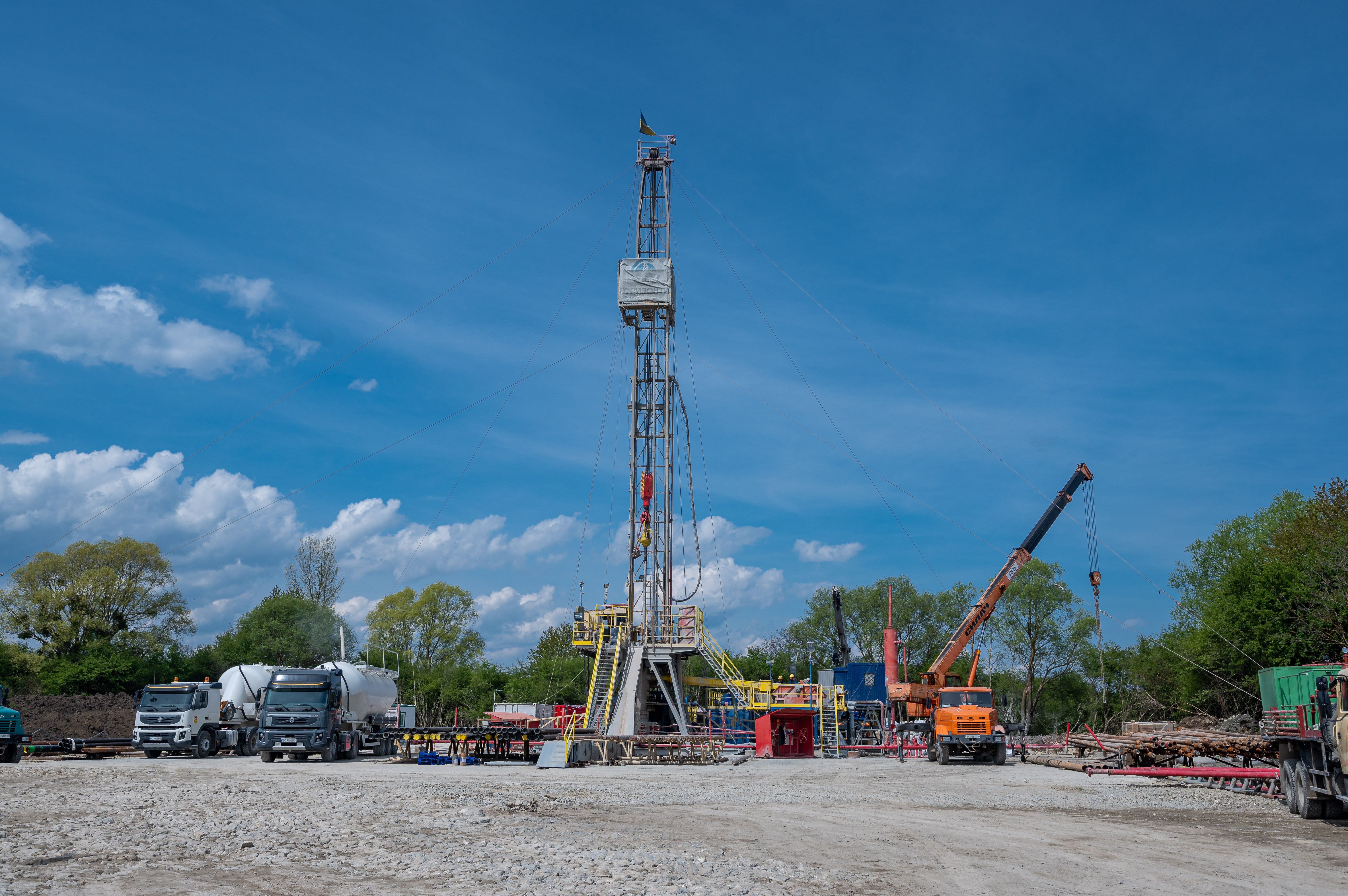 Газова свердловина в Україні Газова свердловина в Україні