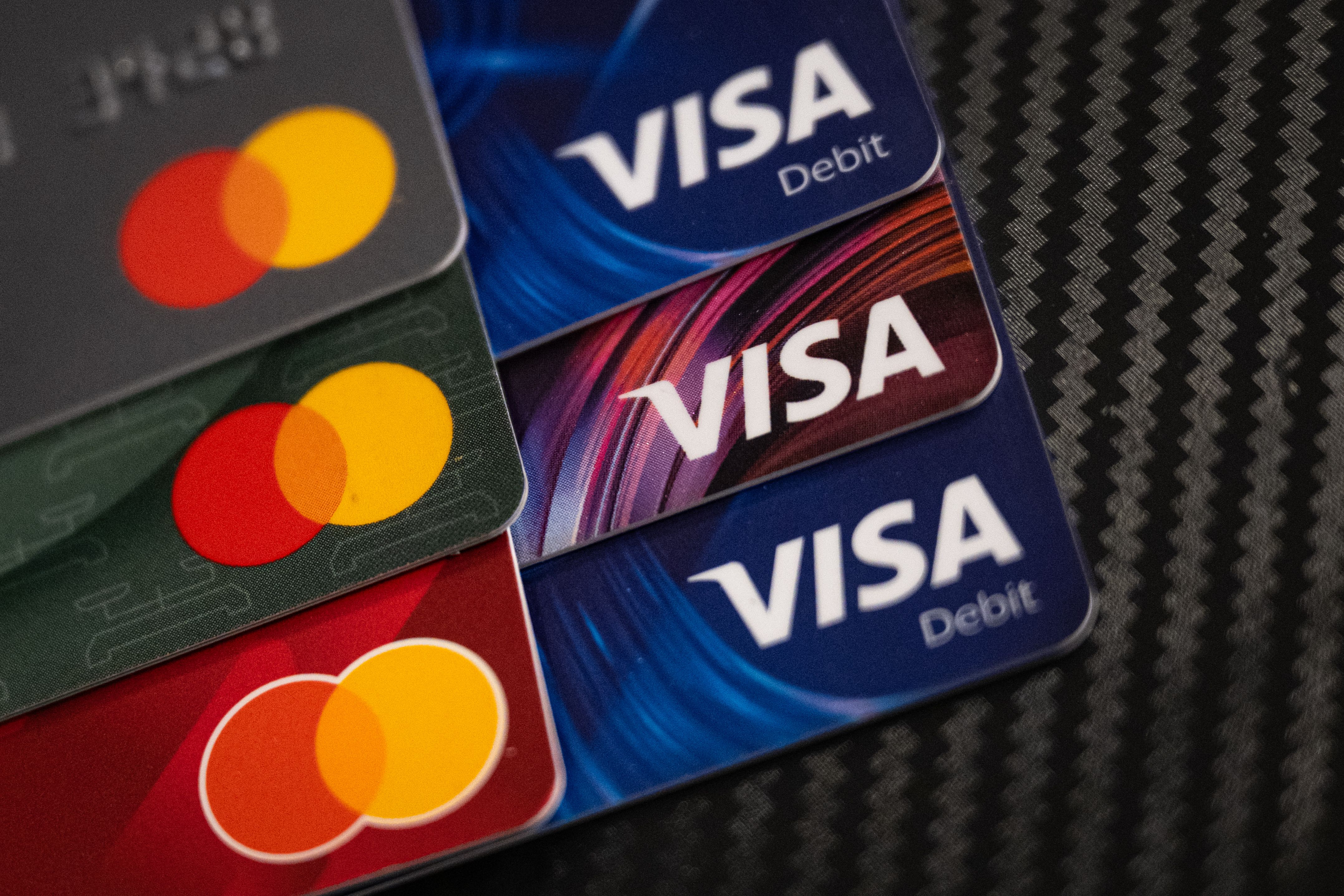 Карты Mastercard и Visa