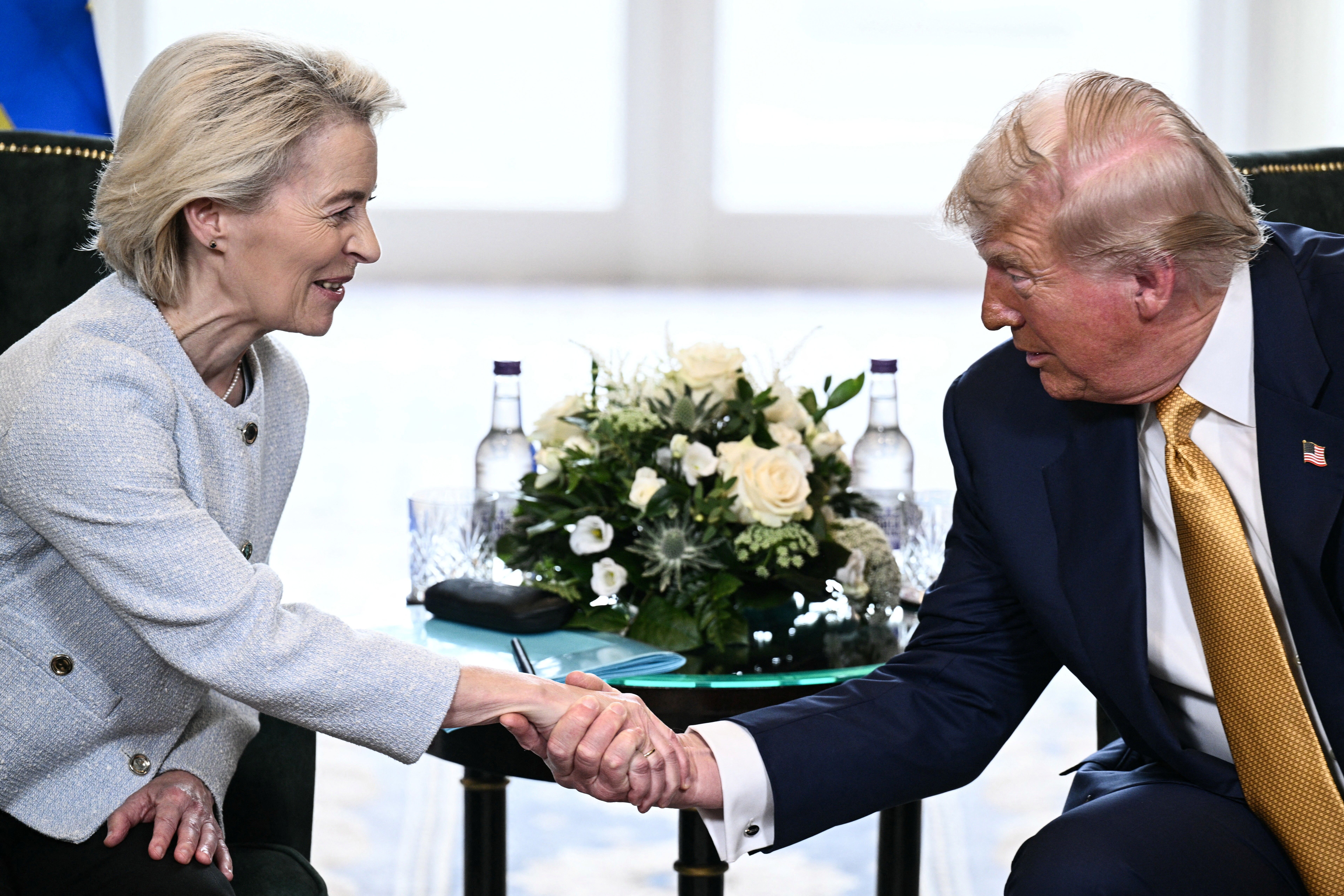 Президент США Дональд Трамп и президент Европейской комиссии Урсула фон дер Ляйен
