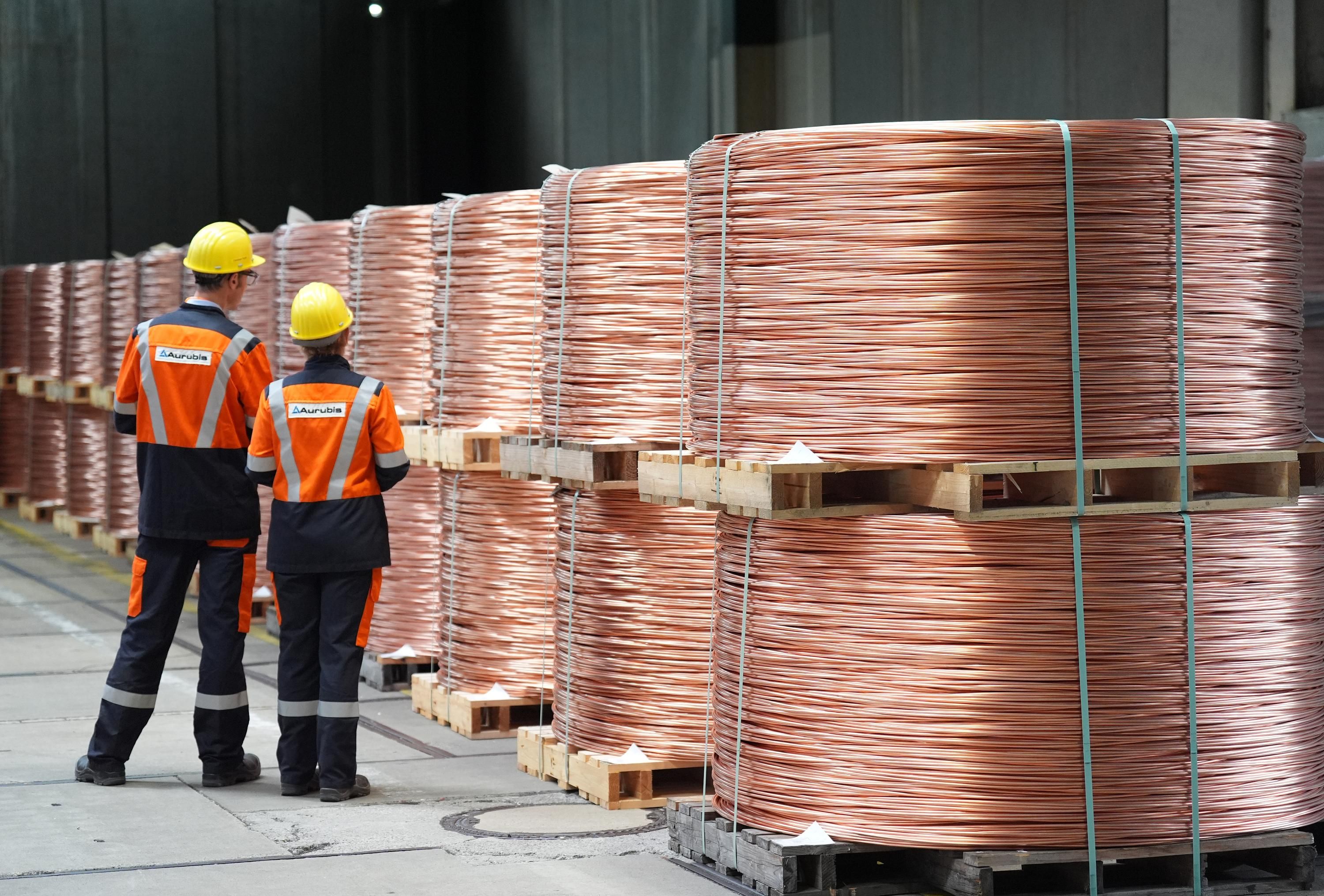 Мідь на складі підприємства Мідь на складі підприємства